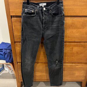 Re/Done High Rise Ankle Crop